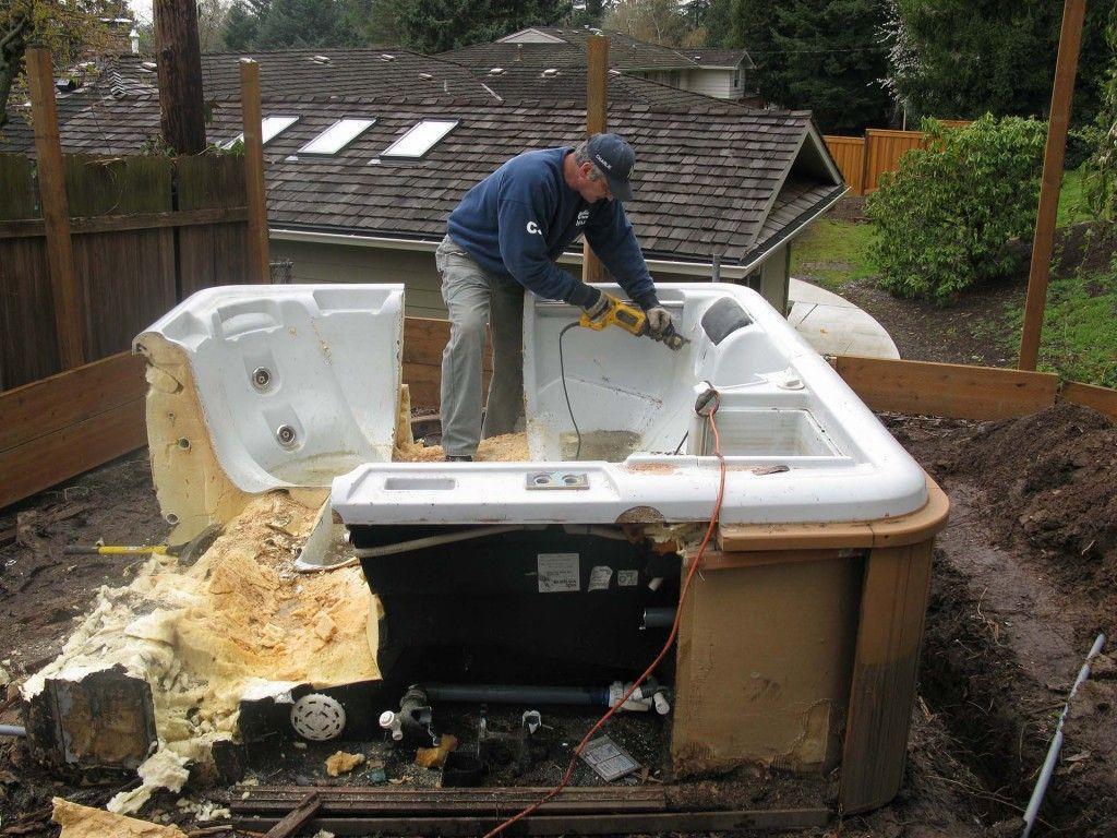 Hot Tub Removal Service and Cost in Sunnyvale California